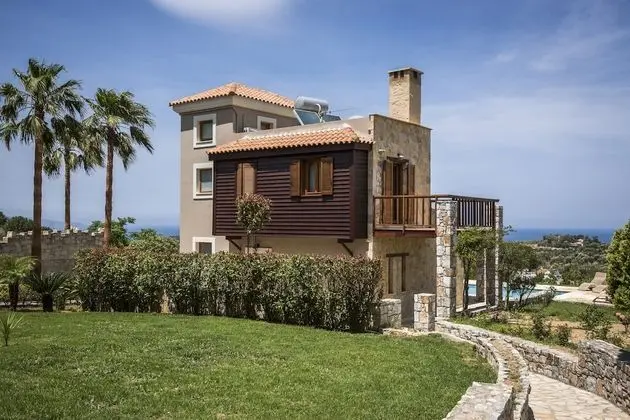 Villa, 2 Yatak Odası, Kişiye Özel Havuzlu, Deniz Manzaralı (Rogdia)