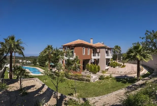 Villa, 2 Yatak Odası, Kişiye Özel Havuzlu, Deniz Manzaralı (Rogdia)