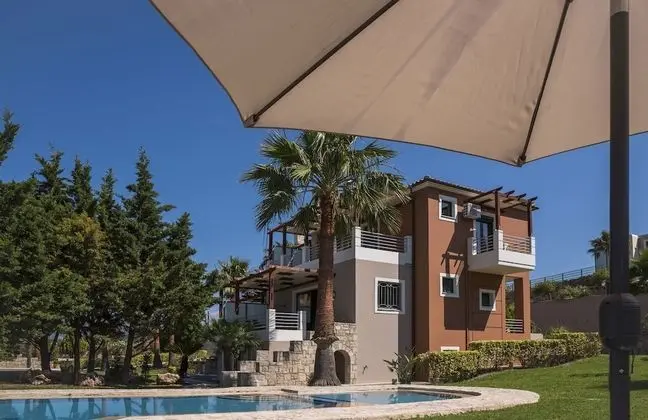Villa, 2 Yatak Odası, Kişiye Özel Havuzlu, Deniz Manzaralı (Rogdia)