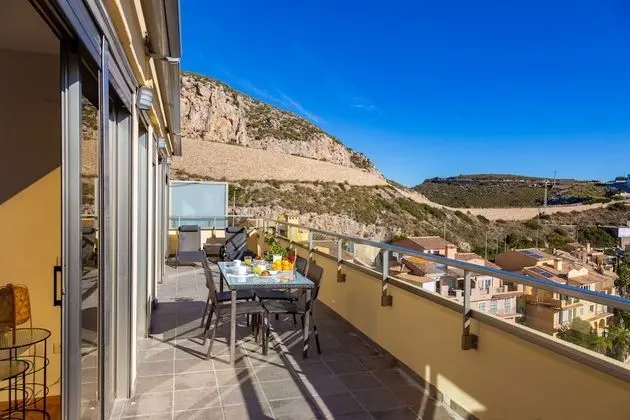 Panoramic Çatı Katı Süiti (Penthouse), 3 Yatak Odası, Teras, Deniz Manzaralı