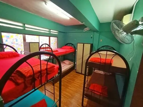 Standard Ortak Ranzalı Oda, Sadece erkekler için, Balkon (Bed in Room)