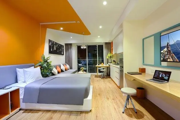 Studio Apartment with Balcony with Ocean View