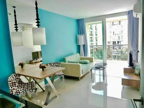 Deluxe Apart Daire, 1 Yatak Odası, Havuz Manzaralı, Kule
