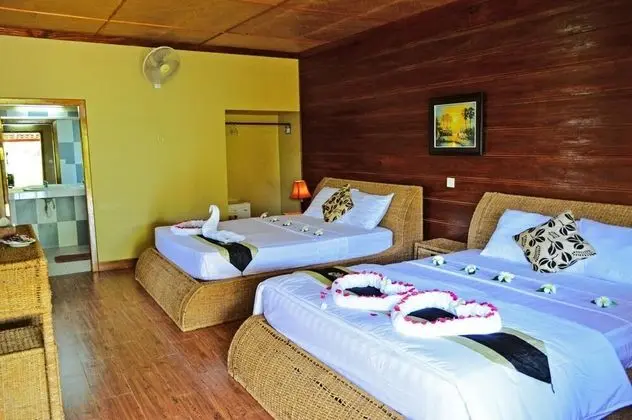 Family Bungalov, 1 Yatak Odası, Bahçe Manzaralı