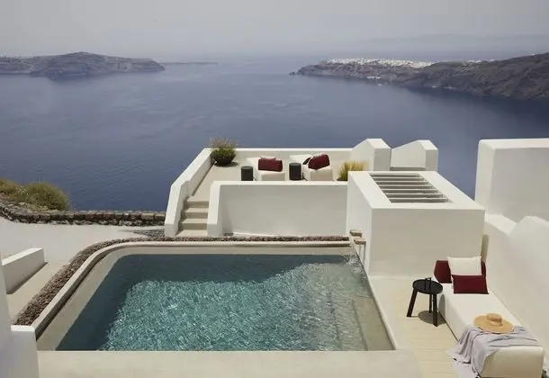 Atoles Villa with Private Pool and Caldera View