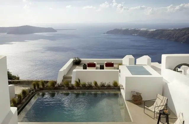 Atoles Villa with Private Pool and Caldera View