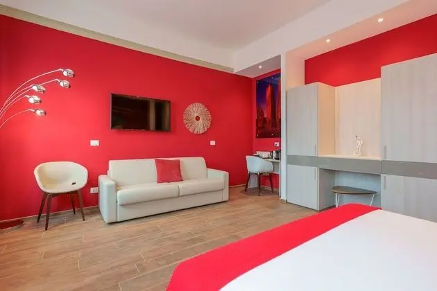 Deluxe Tek Büyük Yataklı Oda, Şehir Manzaralı (Tetti Rossi)