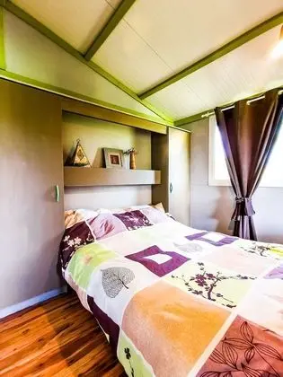 Family Dağ Evi, 2 Yatak Odası, Sigara İçilmez, Bahçe Manzaralı (Blue / Bleu)