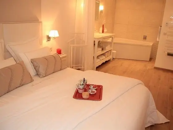 Tek Büyük Yataklı Oda, Banyolu/Duşlu, Bahçe Manzaralı (Accroche coeur)