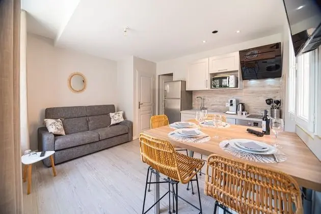 Premium Apart Daire, Banyolu/Duşlu, Avlu Manzaralı (T2 de charme Bohème)