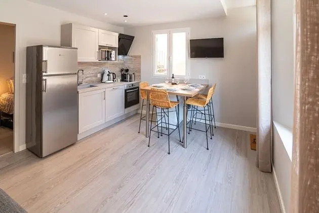 Premium Apart Daire, Banyolu/Duşlu, Avlu Manzaralı (T2 de charme Bohème)