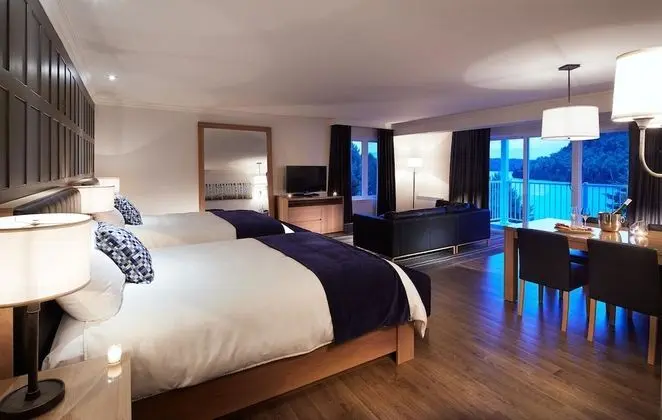 Deluxe Oda, 2 Büyük (Queen) Boy Yatak, Göl Manzaralı (Auberge)