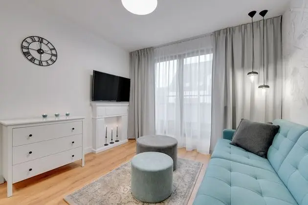 Design Apart Daire, 1 Çift Kişilik Yatak ve Çekyat, Sigara İçilmez