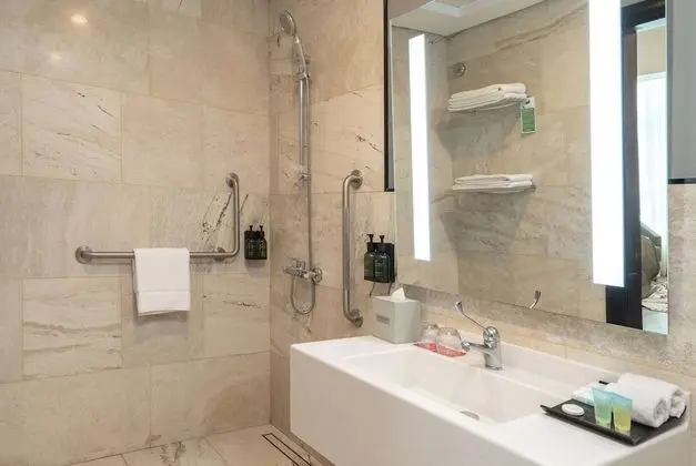 Oda, 1 En Büyük (King) Boy Yatak, Engellilere Uygun, Sigara İçilmez (Walk-In-Shower)
