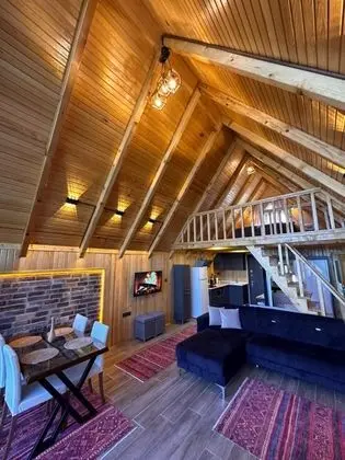 Bungalow, Deniz ve Dağ Manzaralı, Şömineli ve Jakuzili