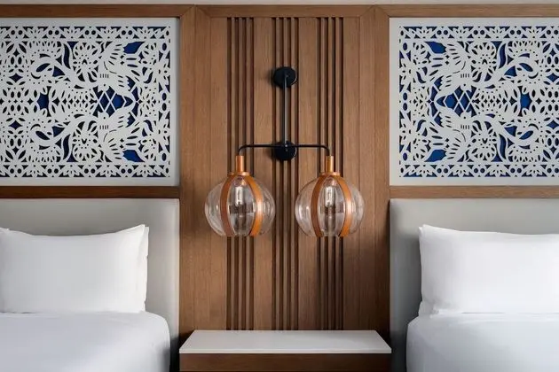 Oda, 2 Çift Kişilik Yatak, Sigara İçilebilir (Mobility/Hearing Accessible, Tub)