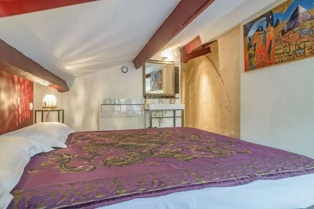 Oda, 1 Çift Kişilik Yatak, Asma Kat (Late arrival 50€ /Arrivée tardive 50€)