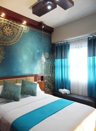 Luxury Daire, 2 Yatak Odası, Havuz Kenarı (Turquoise)