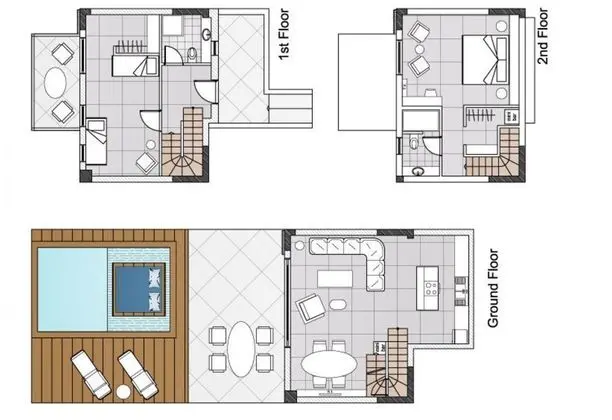 Two Bedroom Residence with Private Pool