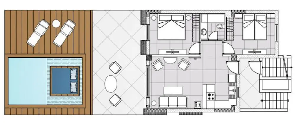 Two Bedroom Suite with Private Pool