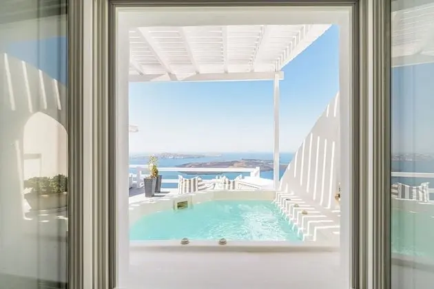 Junior Suite, Jetted Tub, Sea View, Caldera View