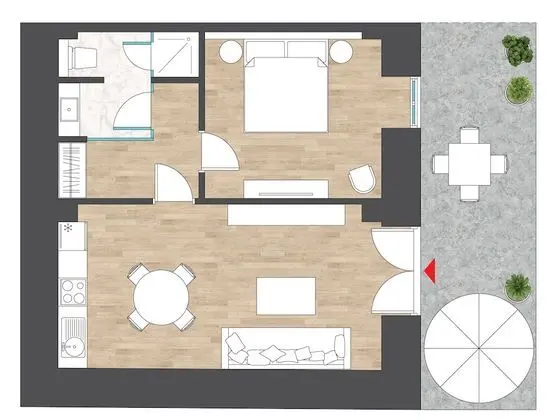 Design Apart Daire, 1 Yatak Odası (Nephalion)