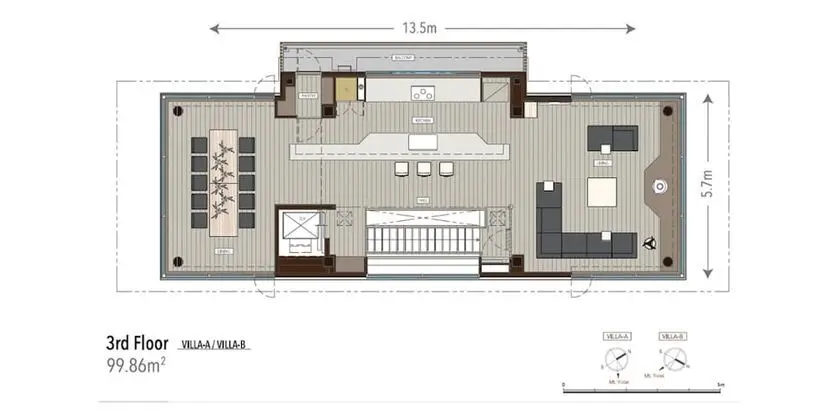 Villa, 4 Yatak Odası (  B  )