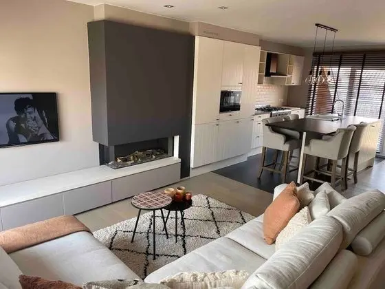 Apart Daire, 2 Yatak Odası, Şömine