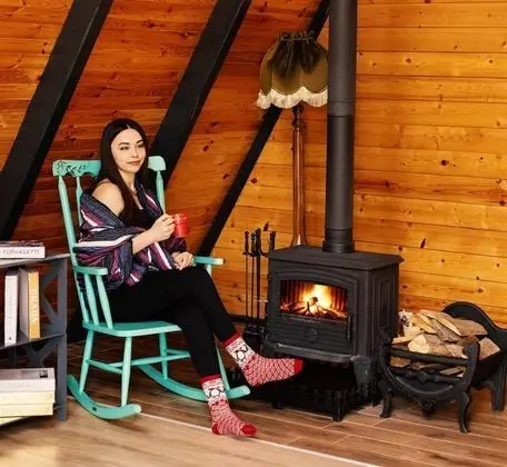 Deluxe Bungalow, Doğa Manzaralı, Şömineli ve Balkonlu