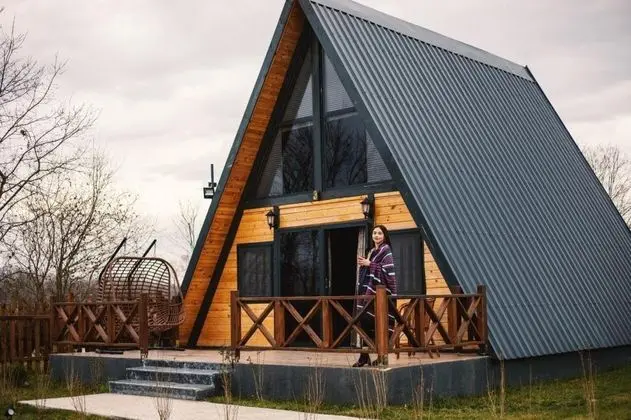 Deluxe Bungalow, Doğa Manzaralı, Şömineli ve Balkonlu