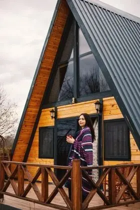 Deluxe Bungalow, Doğa Manzaralı, Şömineli ve Balkonlu