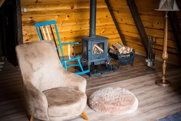 Standart Bungalow, Doğa Manzaralı, Şömineli ve Balkonlu