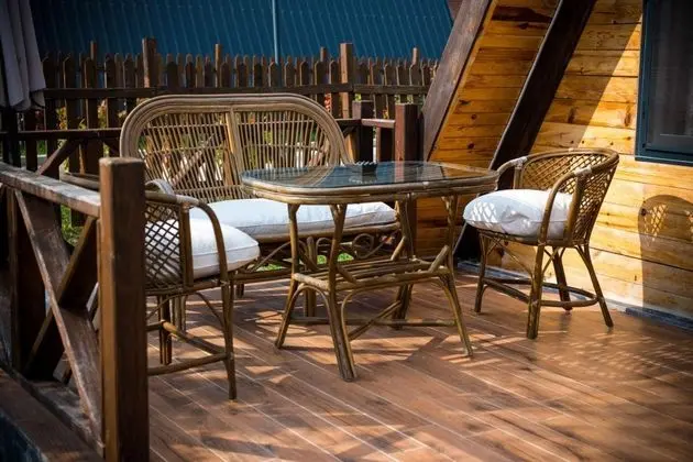 Standart Bungalow, Doğa Manzaralı, Şömineli ve Balkonlu