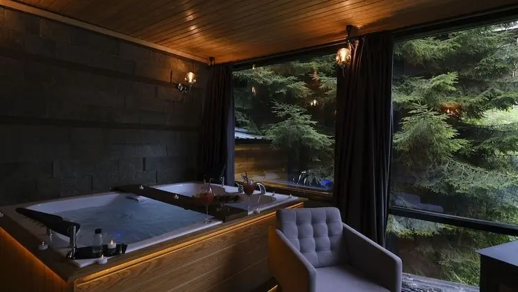 Corner Suite with Jacuzzi and Fireplace
