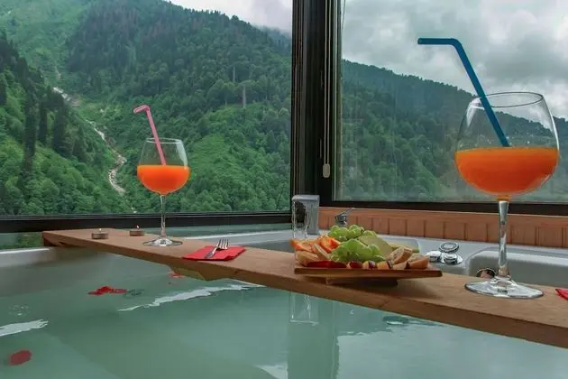 Queen Suite, Fireplace, Waterfall View, Jakuzi