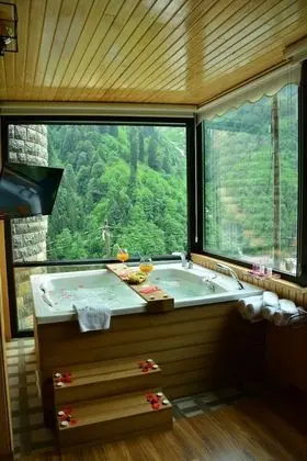 Queen Suite, Fireplace, Waterfall View, Jakuzi
