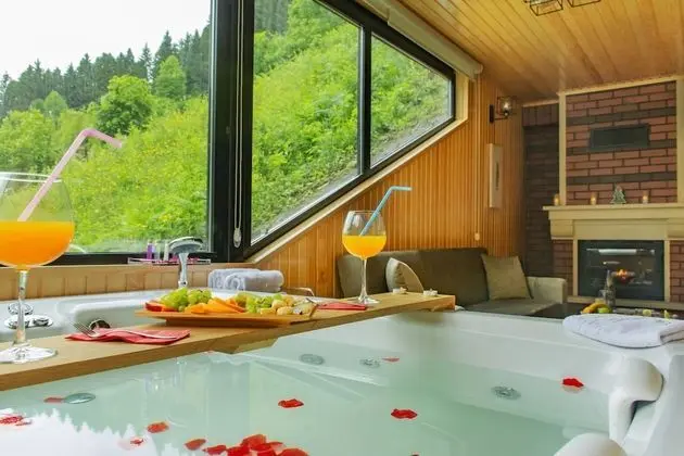 Queen Suite, Fireplace, Waterfall View, Jakuzi