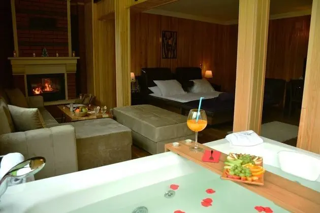 Queen Suite, Fireplace, Waterfall View, Jakuzi