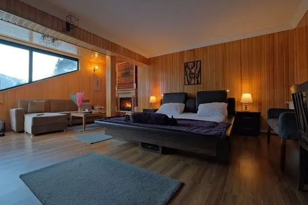 Queen Suite, Fireplace, Waterfall View, Jakuzi