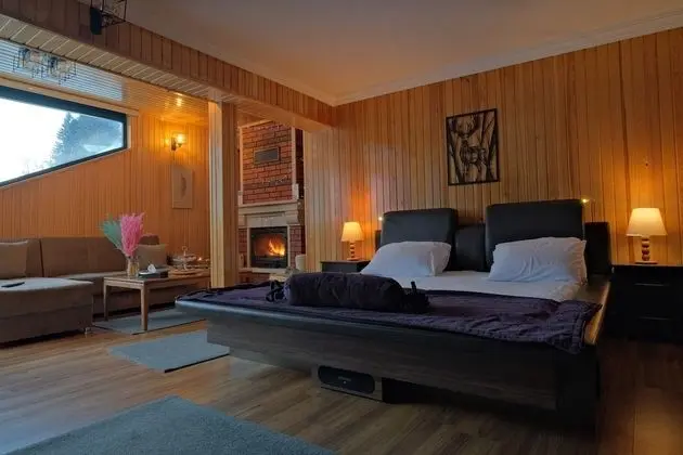 Queen Suite, Fireplace, Waterfall View, Jakuzi