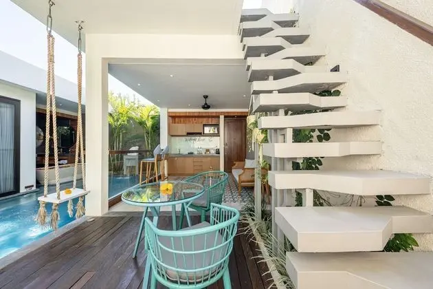 Romantic Villa, 1 Yatak Odası, Kişiye Özel Havuzlu (Floating Bathtub)