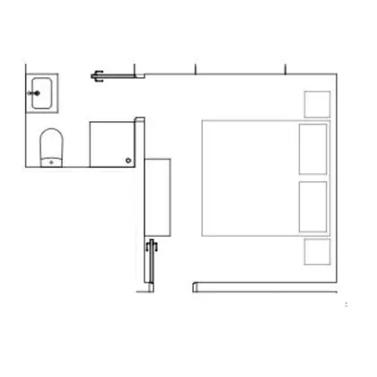 Economy Tek Büyük veya İki Ayrı Yataklı Oda, 1 Yatak Odası, Özel Banyo