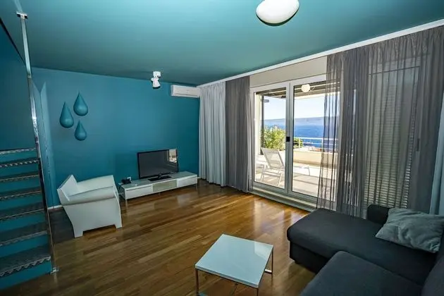 Deluxe Apart Daire, 2 Yatak Odası, Deniz Manzaralı, Denize Bakan