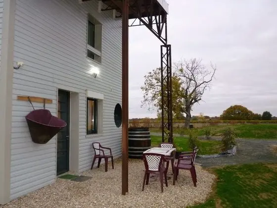 Family Stüdyo, 2 Yatak Odası, Küçük Mutfak, Bahçe Manzaralı (Gite des Vendangeurs)