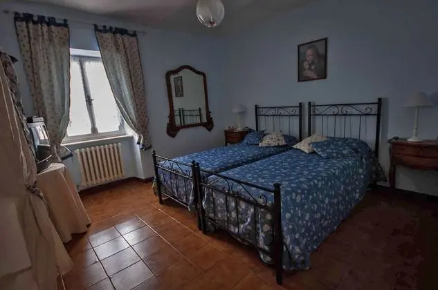 Traditional Tek Büyük veya İki Ayrı Yataklı Oda, 1 Yatak Odası, Tepe Manzaralı (Blue)