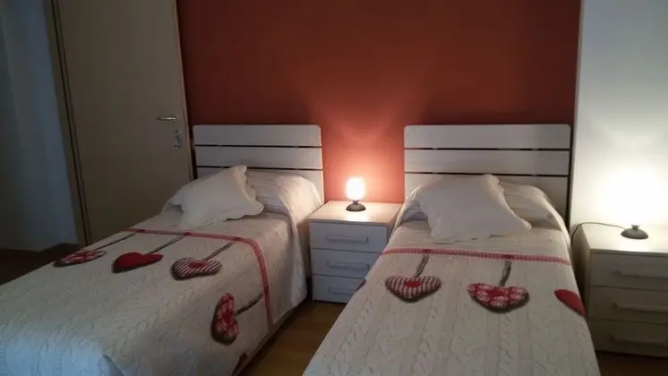 İki Ayrı Yataklı Oda, 2 Tek Kişilik Yatak, Ortak Banyo, Tepe Manzaralı