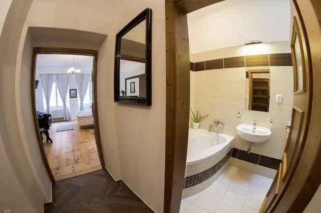 Exclusive Tek Büyük Yataklı Oda (Under Cesky Krumlov Castle)