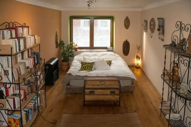 Traditional Tek Büyük Yataklı Oda, Özel Banyo, Bahçeli