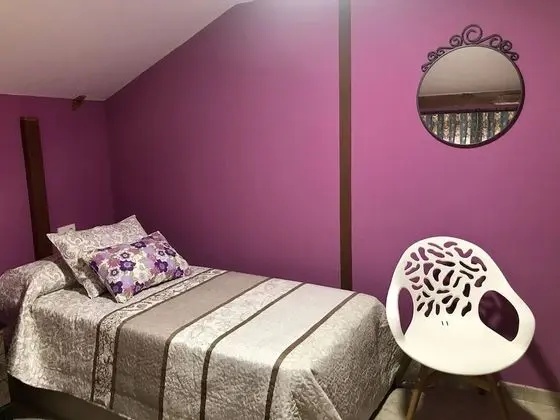 Tek Büyük Yataklı Oda, Ortak Banyo (Lila)