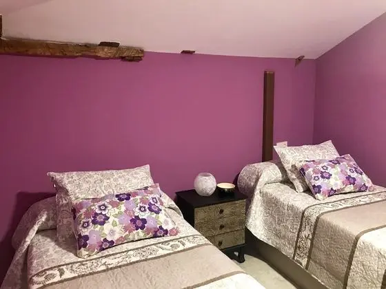 Tek Büyük Yataklı Oda, Ortak Banyo (Lila)